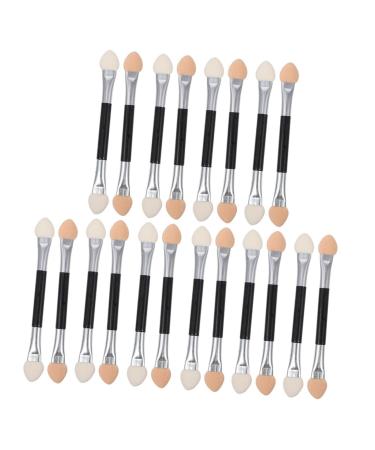 SKISUNO 30pcs Eye Shadow Stick Makeup Eyeshadow Lip Makeup Brush Dual-ended Eye Stick Stirring Rod