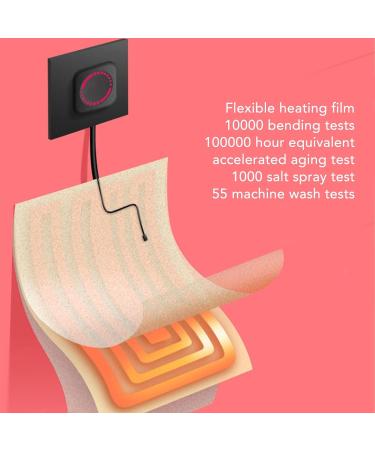 Jonlaki USB Heated Scarf - Washable Neck Warmer for Men & Women | Perfect Winter Gift in Pink - Buy Online on GoSupps.com