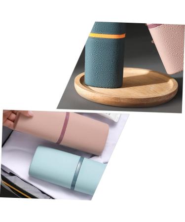 Beaupretty Raccoon Toothbrush Container Set - 2 Pack Toothbrush Case & Storage Cup (19.8x7.2cm) - Ideal for International Shipping - Buy Online on GoSupps.com
