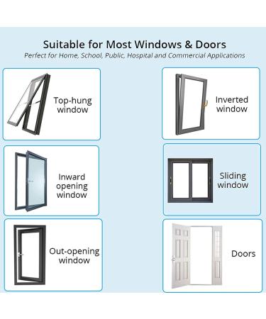 Window Restrictor HOMGEN Professional 8pcs Window Restrictor Locks Baby Security Window Locks for Child Baby Safety Window Restrictor Locks with Screws Keys Perfect for The Children Safety Style-A - Buy Online on GoSupps.com