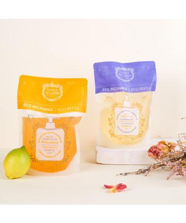 Panier des Sens Marseille Liquid Soap Refill Bag - Provence - 2x500ml - Made in France - Eco-Friendly & Authentic - Buy Online on GoSupps.com