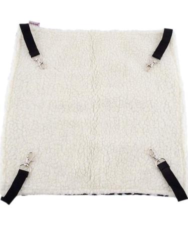 1Pack Large Pet Cage Hammock Soft Plush Pet Cage Pet Warm Hanging House Bed for Ferret Rabbit Chinchilla Cat Guinea Pig Striped1 - Buy Online on GoSupps.com