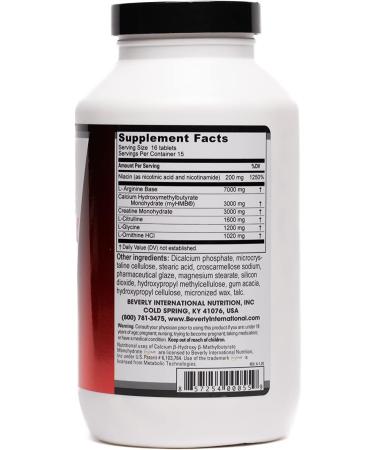 Beverly International Muscle Synergy 240 TABS - HMB L-Arginine Creatine | Clinically Dosed Muscle Growth & Pumps | Fast International Shipping - Buy Online on GoSupps.com