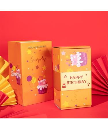 N/A Happy Birthday Surprising Boxes Creative Cards Explosion Gift Box for Relatives Loved Ones Gift 20pcs Bounce Boxes Gift Boxes Gift Bags Yellow HAPPY BIRTHDY - Buy Online on GoSupps.com