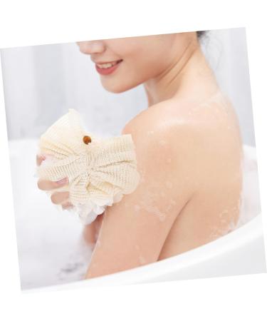 Angoily 2pcs Bath Flower Towel & Exfoliating Body Sponge - Soft Cotton Shower Wash Scrubber Balls for a Revitalizing Bath Experience - Buy Online on GoSupps.com