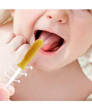 Buy 30x Baby Tongue Brushes - Disposable Infant Care for 0-36 Months with Paper Handle - Safe & Hygienic Oral Care - Buy Online on GoSupps.com