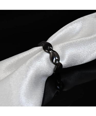 Vicmag Women Adjustable Copper Magnetic Rings - 2PCS 7X Magnets, 3500 Gauss, Pure Copper, Leaf Black - Jewelry Gift Box Included - Buy Online on GoSupps.com