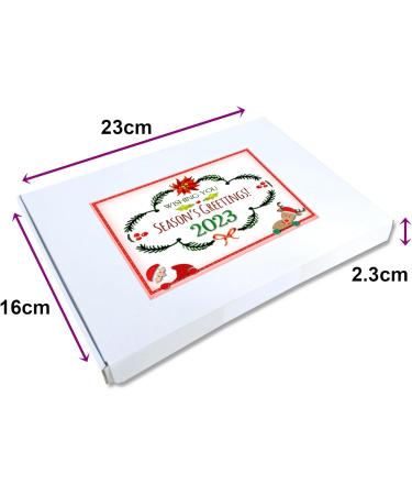 Personalised CHRISTMAS PALS Christmas Chocolate Selection Box Gift Hamper (Half Size A5/C5) - Buy Online on GoSupps.com