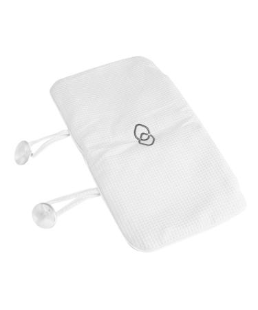 Non-Slip Spa Bath Pillow  Mesh Texture Spa Pillow Bath Cushion with Suction Cups Head Neck Support Features Powerful GripTechnology