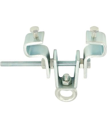 QWORK Steel I-Beam Hanger | Adjustable Beam Clamp for Punching Bags | Ideal for Beams 6.3 cm to 19 cm - Buy Online on GoSupps.com