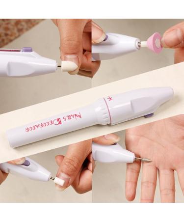 Ligege 5-in-1 Electric Manicure Set Manicure Nail Drill File Grinder Grooming Kit Callus Remover Set Nail Buffer & Polisher Personal Manicure and Pedicure Kit - Buy Online on GoSupps.com
