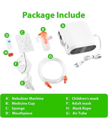 Nebulizer Machine for Adults and Kids - Portable Steam Inhaler for Travel and Home Use | Includes 1 Set Accessory - Buy Online on GoSupps.com
