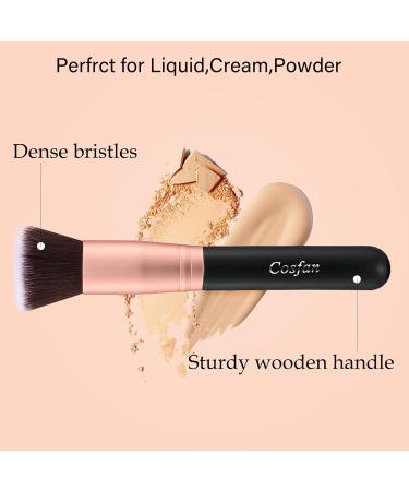Buy Kabuki Foundation Brush - Flawless Make-up Application for Liquid Cream & Powder | International Shipping - Buy Online on GoSupps.com