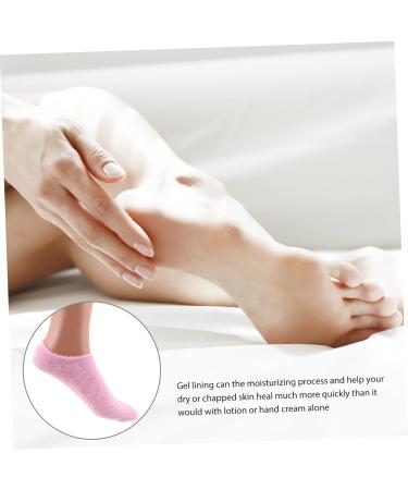 Beavorty 4 Pairs Gel Care Kit Overnight moisturizing Gloves Lotion Gloves spa Socks for Cracked feet Cracked Hands Moisture Gloves spa Beauty Gloves Yarn Man Short Boots Dry Hands - Buy Online on GoSupps.com