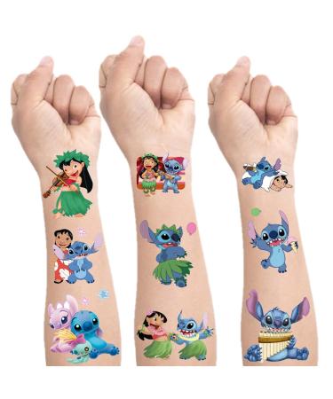 8 Sheets Temporary Tattoos Stickers For Lilo and Stitch  Lilo Birthday Party Supplies Decorations Party Favors  Gifts for Boys Girls School Classroom Rewards