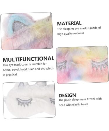 Didiseaon Unicorn Eye Patch Set - 2pcs Plush Sleep Masks & Swim Blindfolds | Stress Relief Travel Eye Covers - Buy Online on GoSupps.com