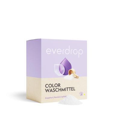 everdrop color detergent 38 WL for colored and black laundry without microplastics