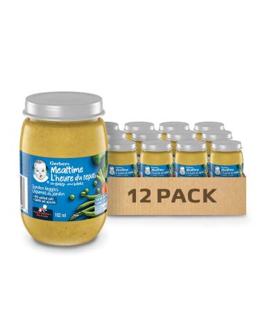 Gerber Mealtime Pur e Garden Veggies Jar 12x162ml