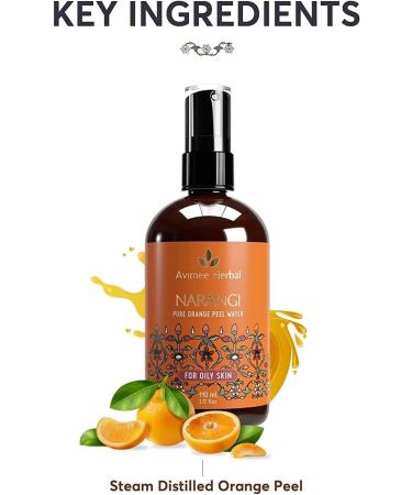  QURA QURA Avime Herbal Narangi Water | Pure Orange Peel Water | For oily skin | For acne-free skin | 110 ml - Buy Online on GoSupps.com