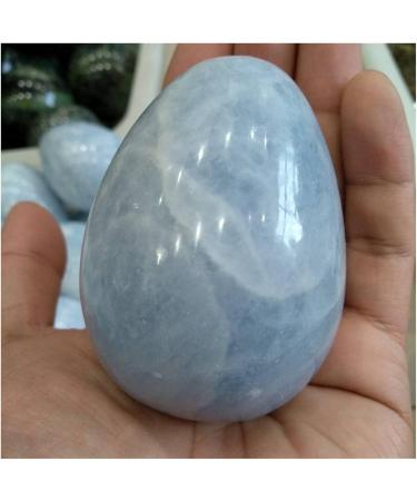 Crystal 1pc 300-340g Natural Blue Crystal Sparkling Blue Celestite polishing Stones Stone Collection - Buy Online on GoSupps.com