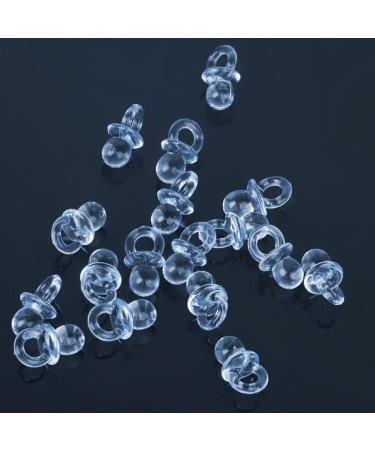 Homiki 50pcs Mini Pacifiers for Baby Showers & Christenings | Blue Crystal Soother Charms | International Shipping - Buy Online on GoSupps.com