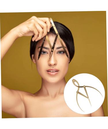 Hemoton 1pc Eyebrow Positioning Ruler Brow Mapping with Ruler Eyebrow Ruler Printable Appliance Gold Alloy 16.5x5.4cm Golden - Buy Online on GoSupps.com