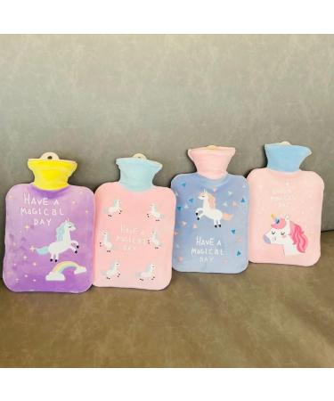 Soft Unicorn Heat Bottle Set - Cute Plush Hand Warmers (500ml + 1000ml) for Cozy Comfort - Order Internationally! - Buy Online on GoSupps.com