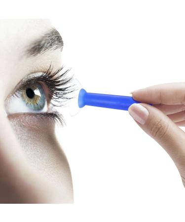 SUPVOX 4PCS Contact Lens Insertion & Remover Tool Set - RGP Plunger for Hard & Scleral Lenses (Blue) | International Shipping Available - Buy Online on GoSupps.com