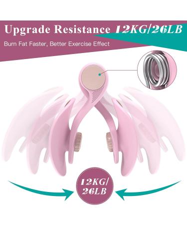 Spopal Pelvic Floor Strengthener - 5 Resistance Bands for Women & Men - Postpartum Rehabilitation & Beautiful Buttocks - Pink - Buy Online on GoSupps.com