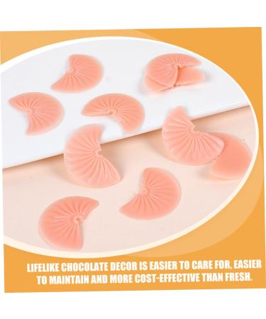 FAVOMOTO 120 Pcs Imitation Chocolate Chips Interesting Chocolate Model Fake Chocolate Multi-function Chocolate Decor Decorative Chocolate Shop Display Prop Accessories Pvc Fake Cake Pink - Buy Online on GoSupps.com