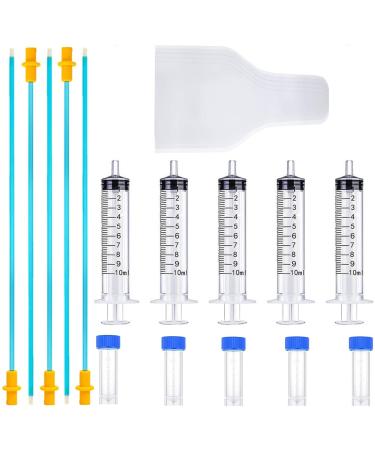5 Pack AI Artificially Inseminate Dog Kit Artificial Breeding Pipette Canine Semen Collection Sleeves Med/Lg AI Breeding Kit