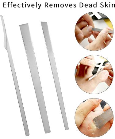 Bestomrogh 5 Foot Razor & Pedicure Set - Professional Corneal Foot Fish Fork with 10 Replacement Blades & Case - Ideal for Smooth Healthy Feet - Buy Online on GoSupps.com