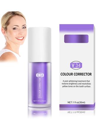 Toothpaste white teeth purple teeth whitening tooth paste purple toothpaste white teeth tooth whitening booster for tooth whitening tooth stain removal and gum repair