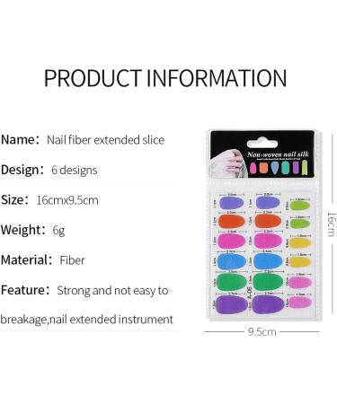 Gsrimgratoe Nail Extension Artifact Nail Glass Fiber Cutting Lengthening Nail Lengthening Fiber Set 2 Pieces - Buy Online on GoSupps.com