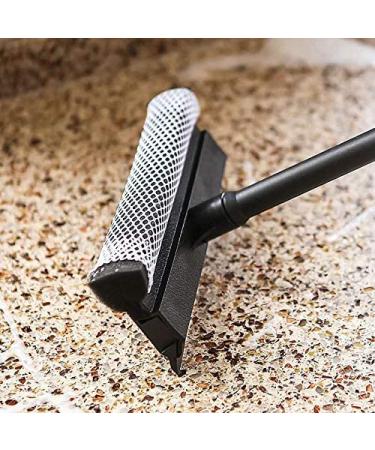 Multi-Use Window Squeegee Cleaner with Sponge and Rubber Blade - Black - Buy Online on GoSupps.com
