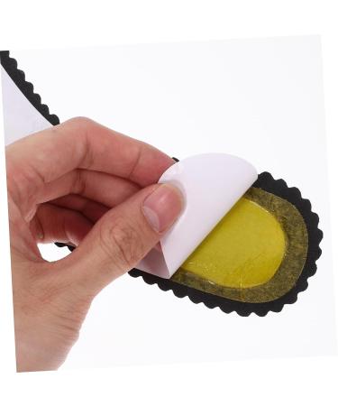 Self-Adhesive High Heel Pads - Wear-Resistant Compact Insoles | Portable Foot Pads for Comfort | Black 18.50X8.00X0.30CM - Buy Online on GoSupps.com