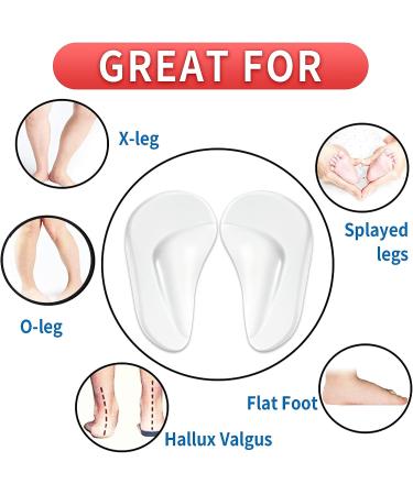 Orthopedic Height Increase Silicone Insoles for Men and Women - Corrective Pronation, Foot Alignment, Knock Knee Pain Relief - Size Large - Buy Online on GoSupps.com