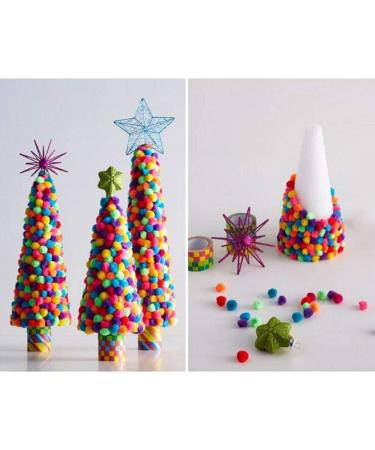 3300pc 1cm Assorted Pompoms Multicolor - Arts & Crafts Fuzzy Pom Poms Balls - Buy Online on GoSupps.com