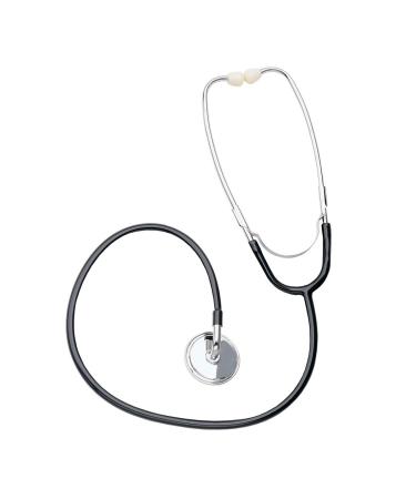 Medline Bowles Stethoscope with Chrome-Plated Chest Piece 22" Tubing Crafted Without Natural Rubber Latex Black Unmatched Acoustic Performance Robust Construction