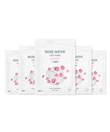 by Amazon Rose Water Fortifying Face Sheet Mask 18 ml Pack of 5