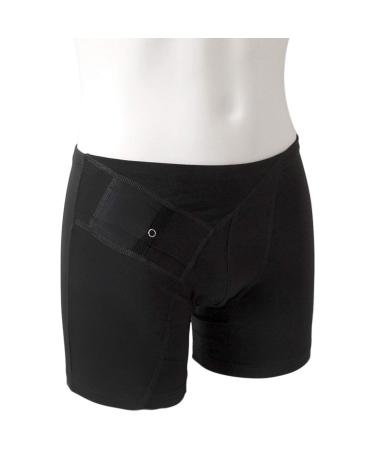 AnnaPS Men's Diabetes Extra Large Black Boxer Shorts with Pocket for Insulin Pump (XL) X-Large (Pack of 1)