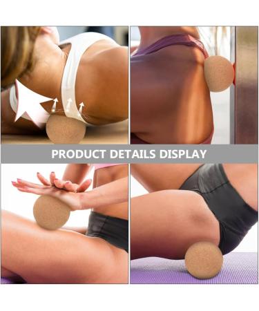 Buy Cork Fascia Ball - 8cm Yoga & Massage Tool | Deep Tissue Relief & Fitness Accessory - Buy Online on GoSupps.com