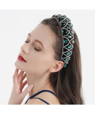 Beaupretty Vintage Baroque Strass Wide Headband - Elegant Crystal Hair Accessory for Brides & Girls - Perfect for Weddings & Pageants - Buy Online on GoSupps.com