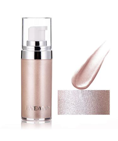 Yeweian Face Body Luminizer, Liquid Highlighter Makeup, Face Body Shimmer Glow Illuminator, Bronzer Smooth Shine Shimmer Liquid Foundation, Waterproof Moisturizing Body Highlighter (01#Pearl White) - Buy Online on GoSupps.com