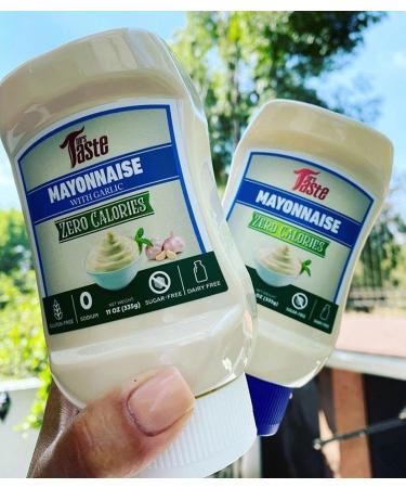 Mrs Taste Sugar Free Mayo - Zero Calories, Sodium, Sugar - High Fiber, Keto & Paleo Friendly - 11 oz Condiments & Sauces - Buy Online on GoSupps.com
