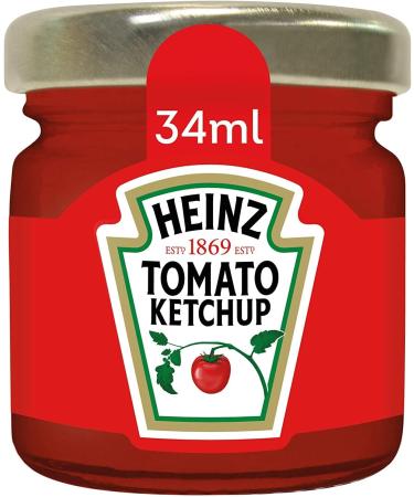 Heinz Tomato Ketchup Roomservice - Mini Glass Jars 32 ml x 80 - Buy Online on GoSupps.com