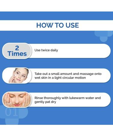 Derma Co Creamy Cleanser for Sensitive Skin - Hydrating Non-Foaming Facial Cleanser 100ml - Moisturizes & Cleanses | International Shipping Available - Buy Online on GoSupps.com