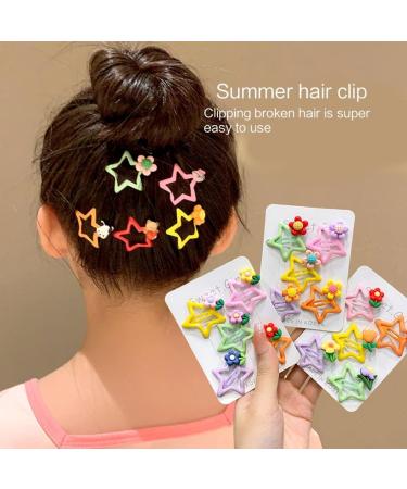Shinycome 5pcs Girls Hair Clips Epoxy Hairpins Hair Styling Accessories Aesthetics Hair Barrettes Set for Students - Buy Online on GoSupps.com