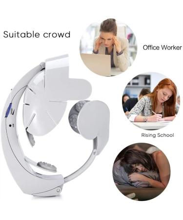 Yipoch Multifunctional Electrical Scalp Massage Device - Vibrating Helmet for Relaxation & Stress Relief | International Shipping Available - Buy Online on GoSupps.com