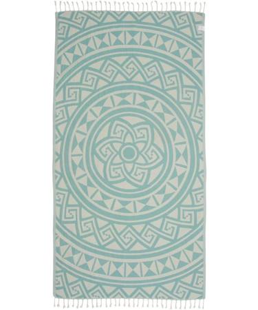 Sand Cloud Large Turkish Beach Towel - Sand Free - 100% Organic Turkish Cotton Yarn - Quick Dry Towel for Beach  Picnic Blanket or Throw - As Seen on Shark Tank - Mandala (Mint) Mandala (Mint) Regular - Buy Online on GoSupps.com